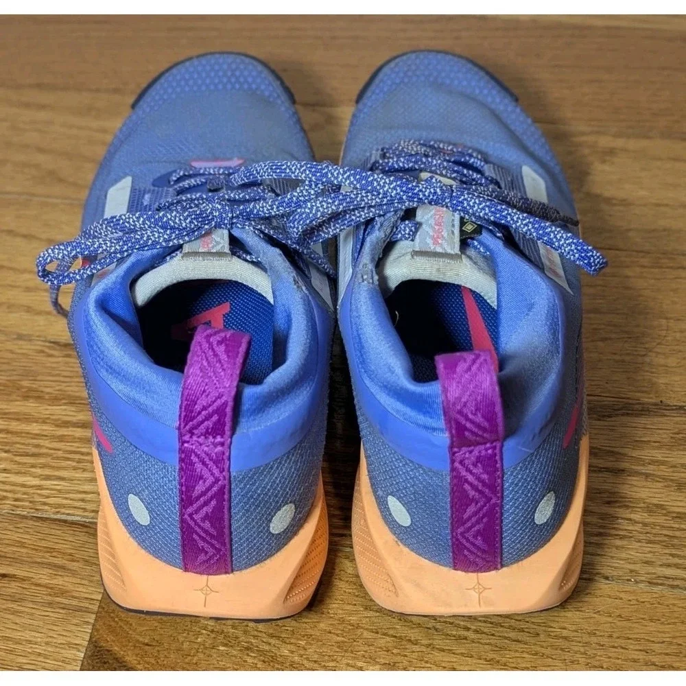 Gorpcore Nike Pegasus Trail 5 GTX Gore-Tex Running Shoes Women's 8 Blue